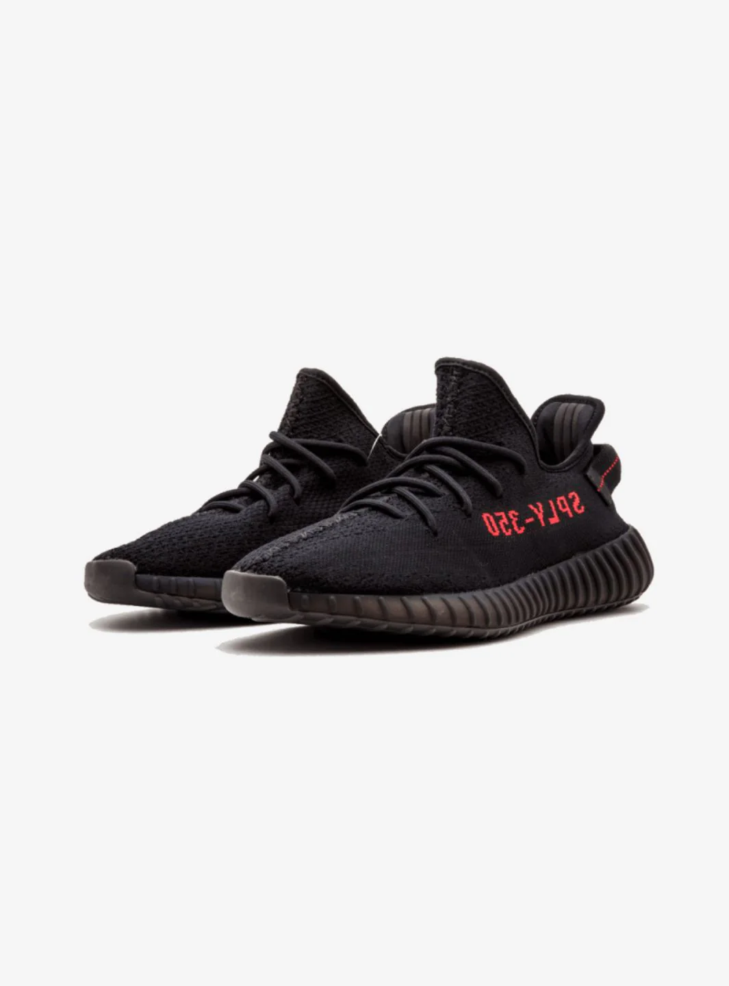 Adidas Yeezy Boost 350 V2 Black Red - Image 2