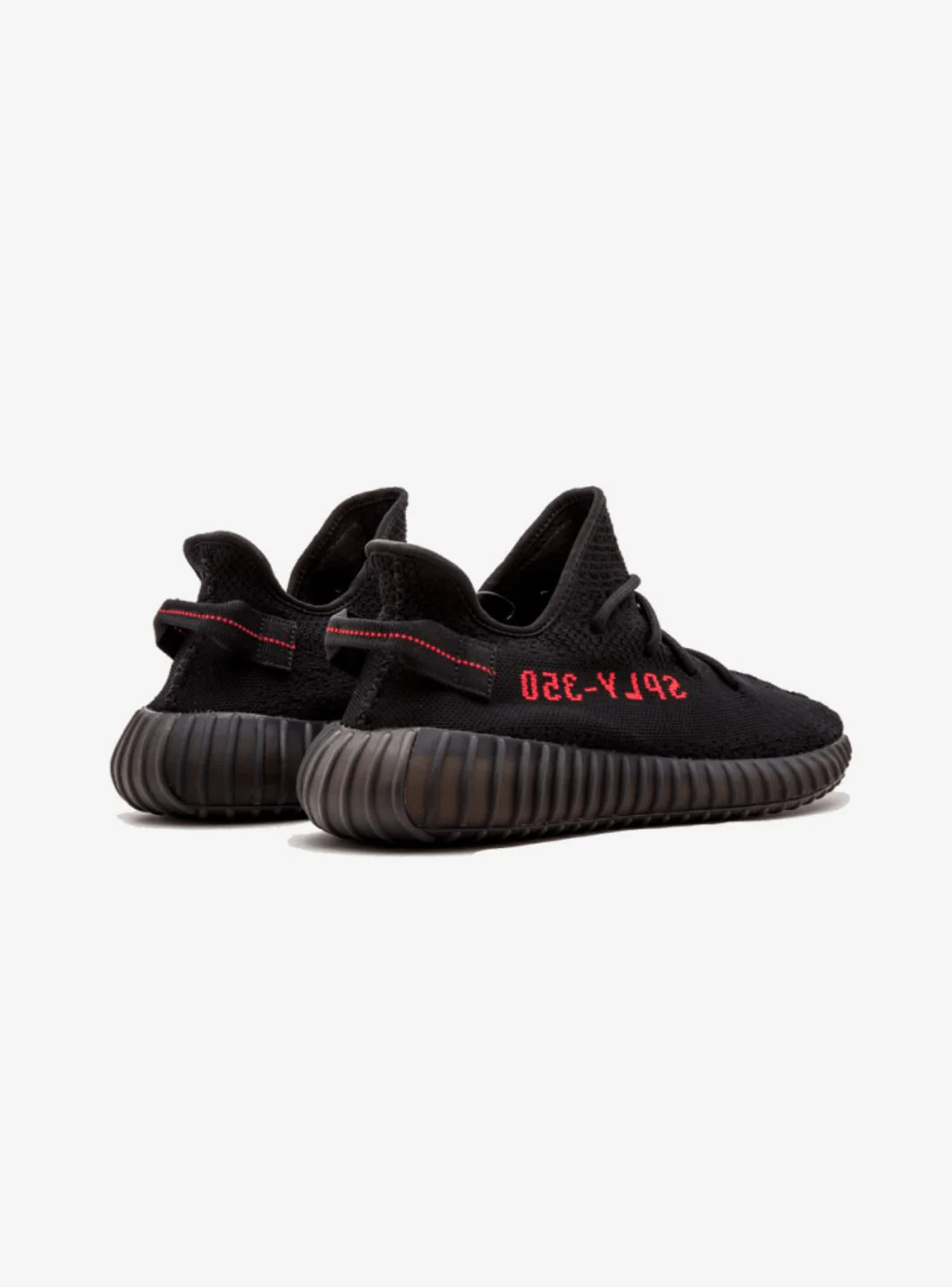 Adidas Yeezy Boost 350 V2 Black Red - Image 3