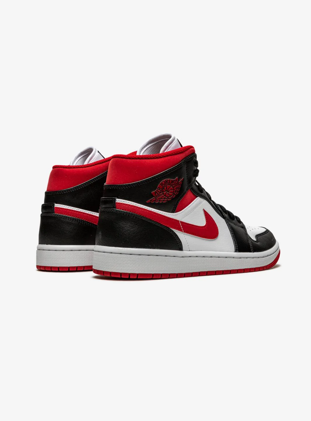 Air Jordan 1 Mid Gym Red Black White - Image 3