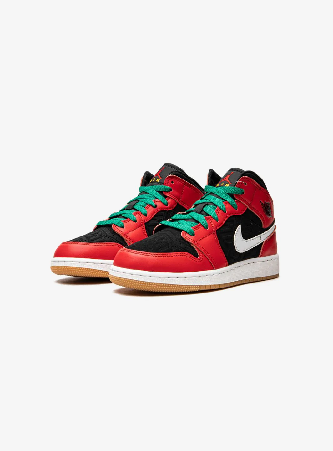 Air Jordan 1 Mid SE Christmas (GS) - Image 2