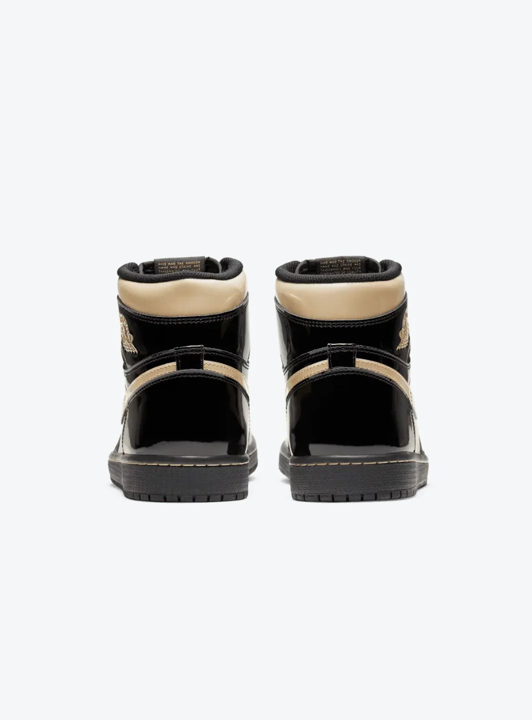 Air Jordan 1 Retro High Black Metallic Gold (2020) - Image 6