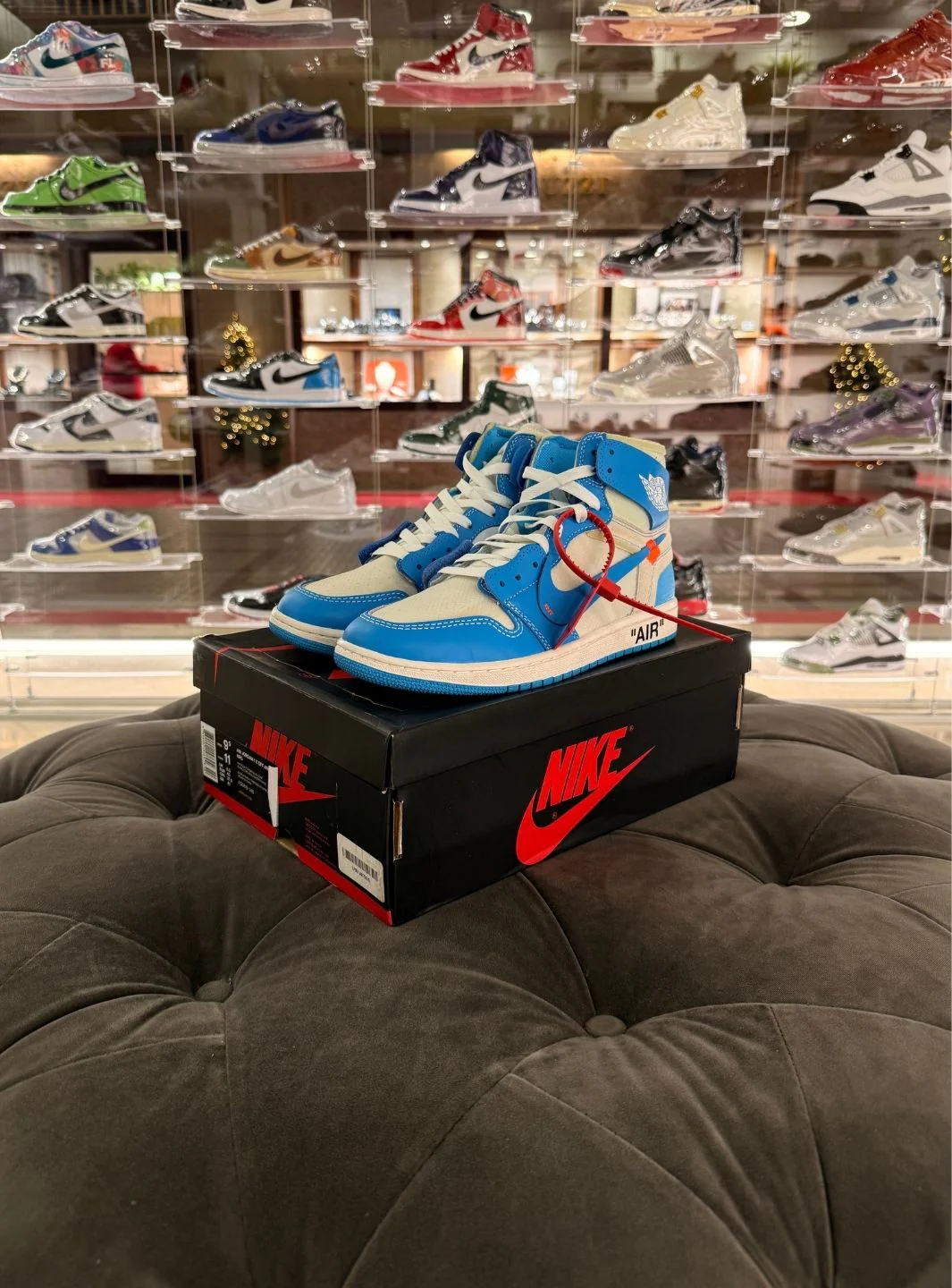 Air Jordan 1 Retro High Off-White University Blue - Usato 9/10 - Image 13