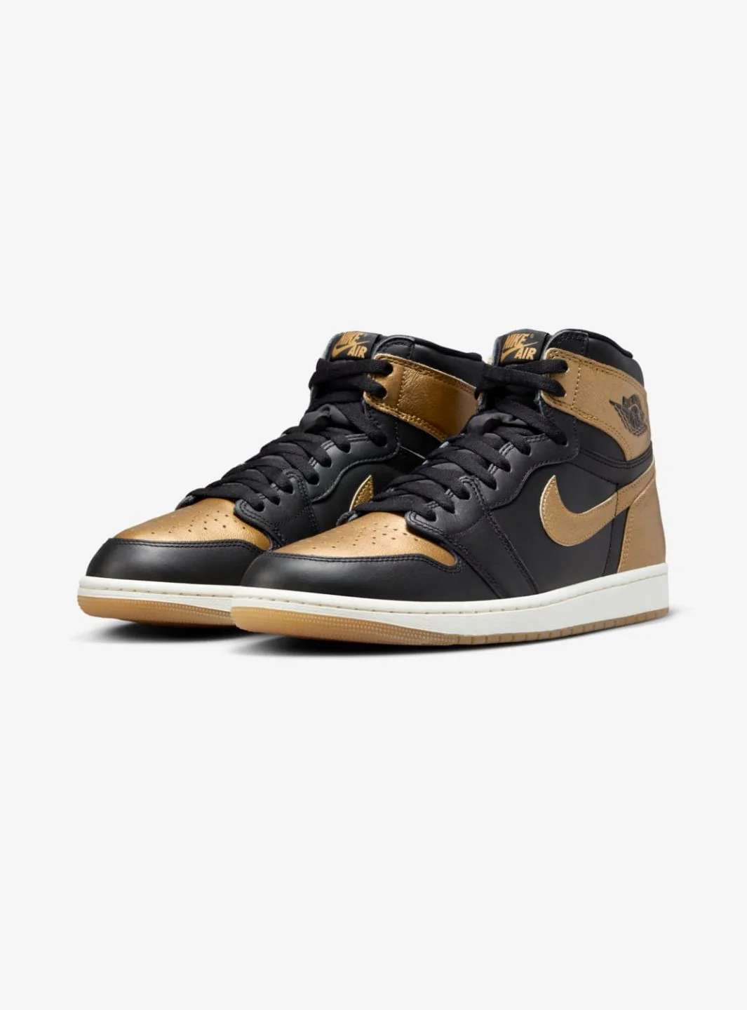 Air Jordan 1 Retro High OG Black Metallic Gold - Image 2