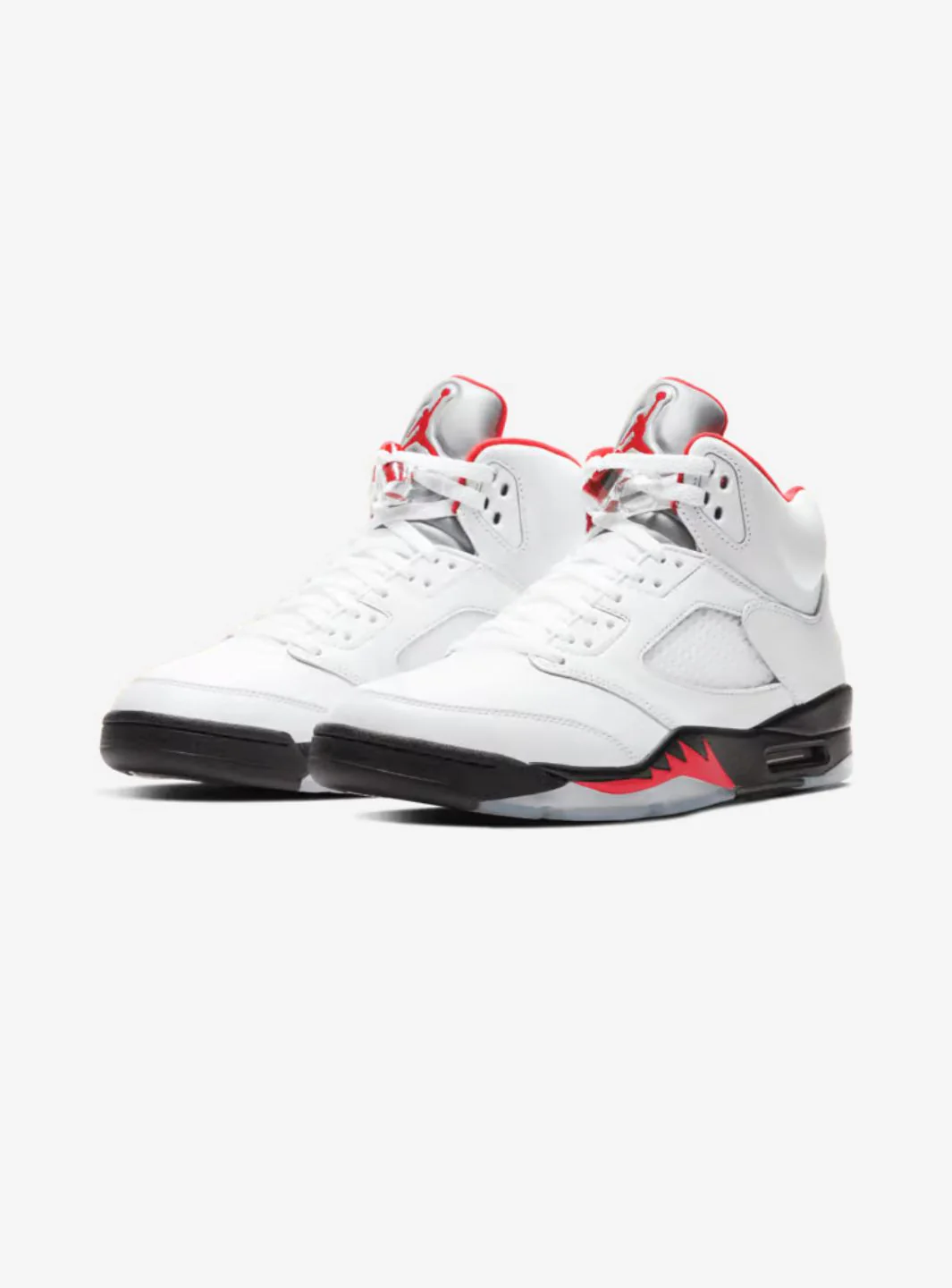 Air Jordan 5 Retro Fire Red Silver Tongue (2020) - Image 2
