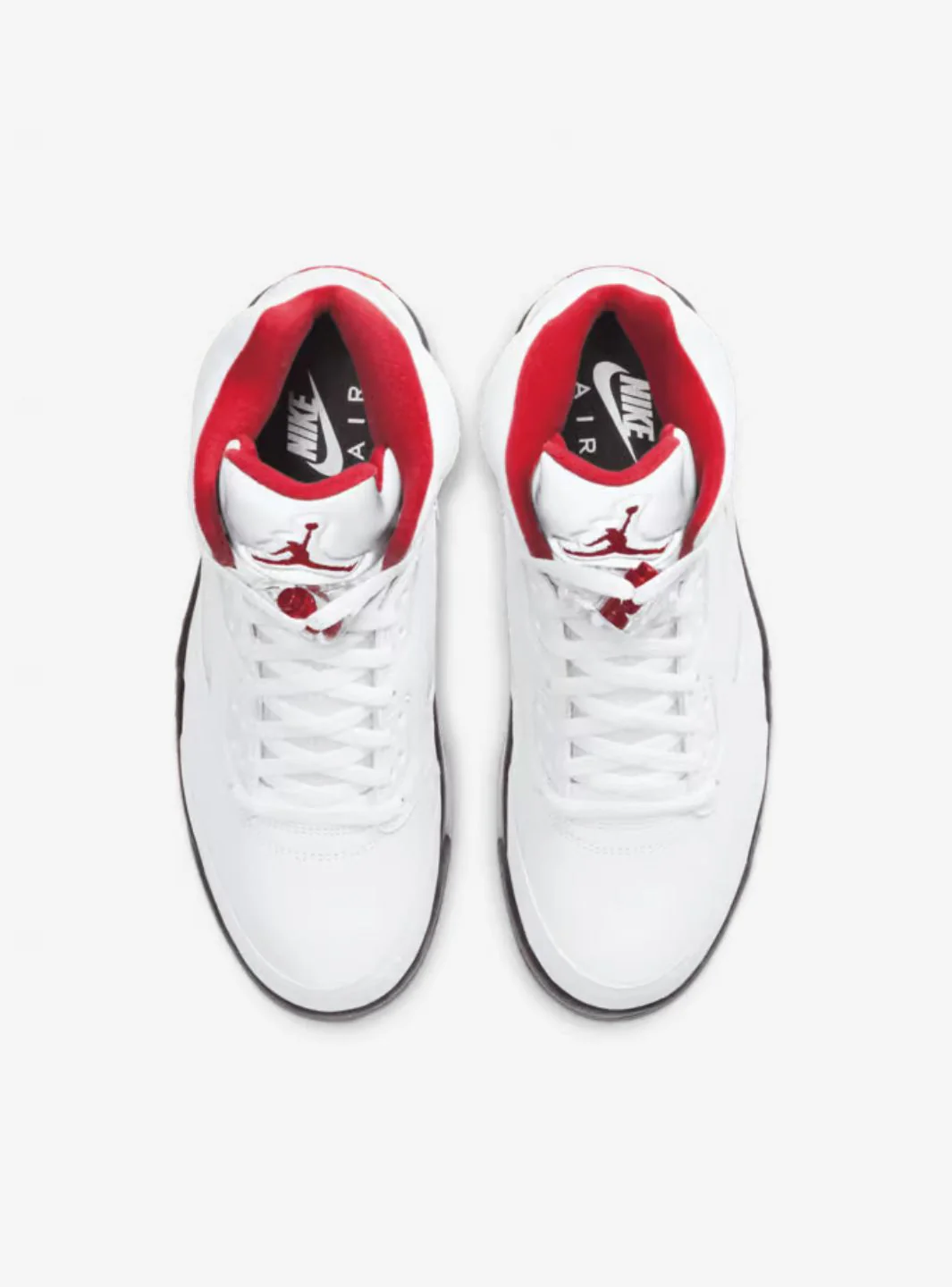 Air Jordan 5 Retro Fire Red Silver Tongue (2020) - Image 4
