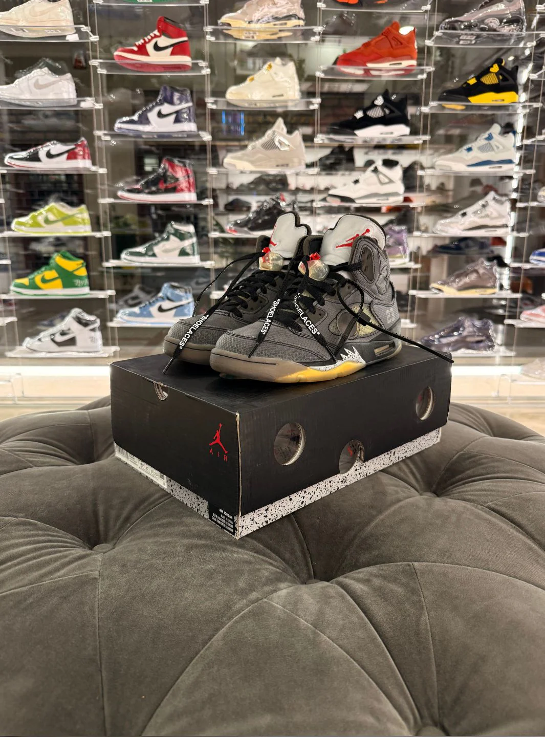 Air Jordan 5 Retro Off-White Muslin - Usato 9/10 - Image 3