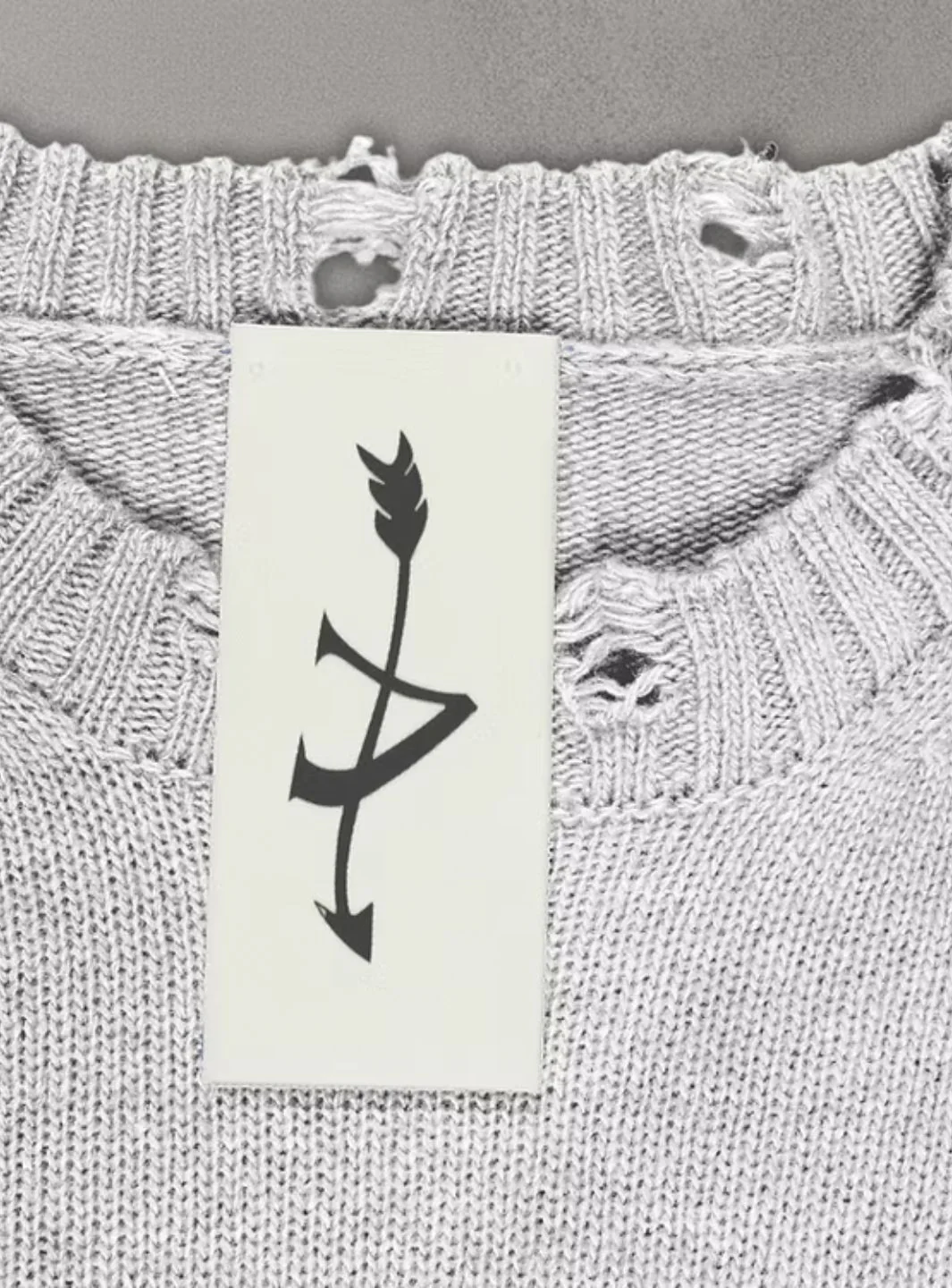 Appreciate Granny's Sweater Ash Grey - Image 2