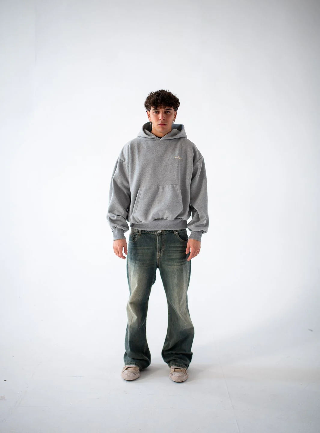 Appreciate Logo Hoodie Heather Grey - Image 3