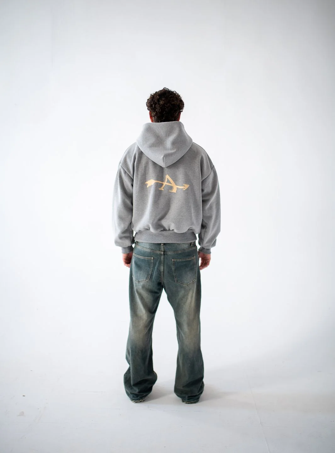 Appreciate Logo Hoodie Heather Grey - Image 4