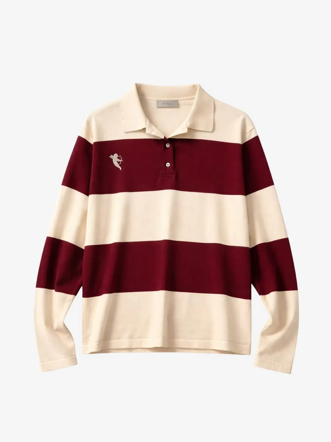 Appreciate Long Sleeve Polo Burgundy
