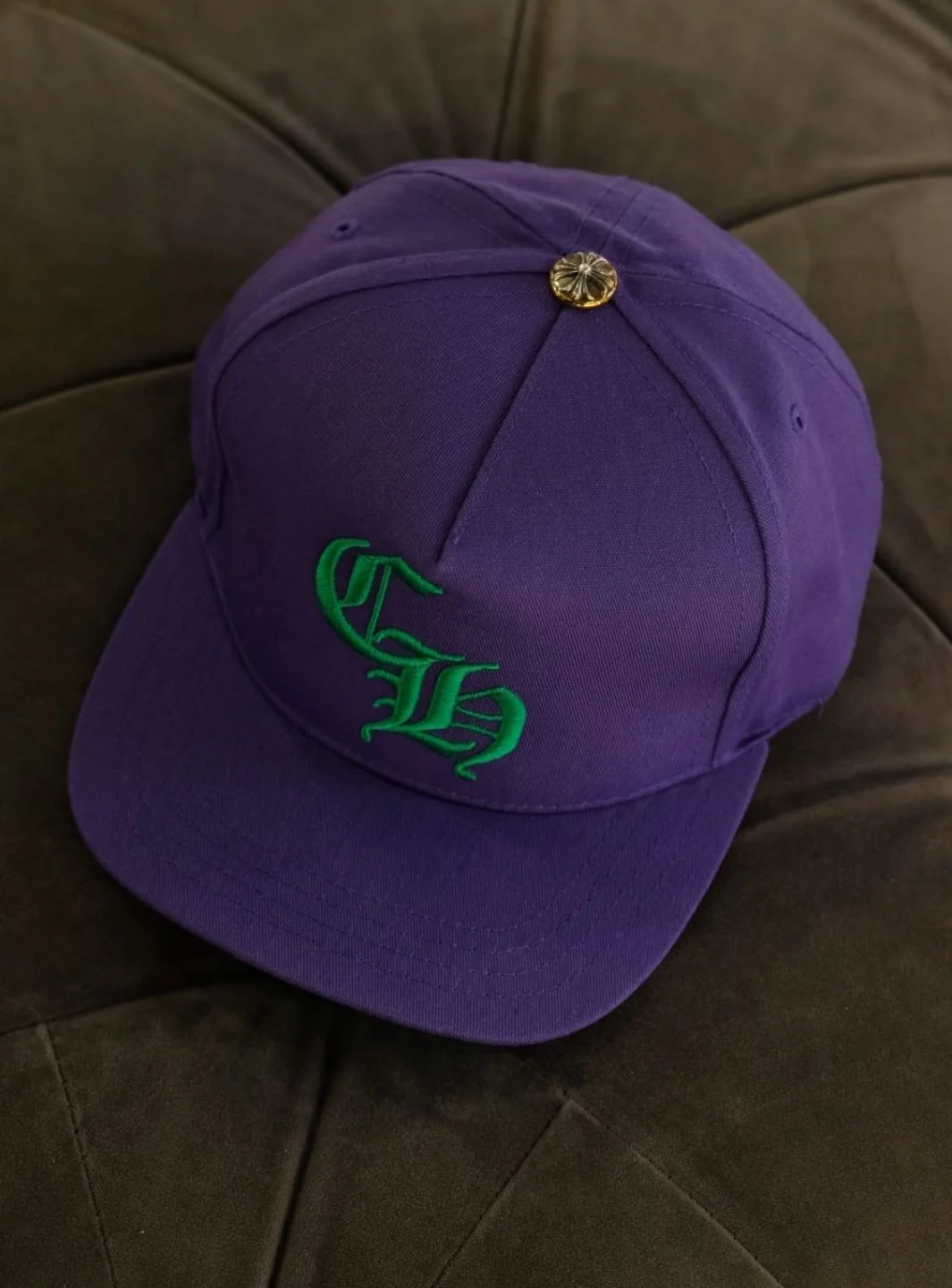 Chrome Hearts CH Baseball Cap Purple/Green - Image 6