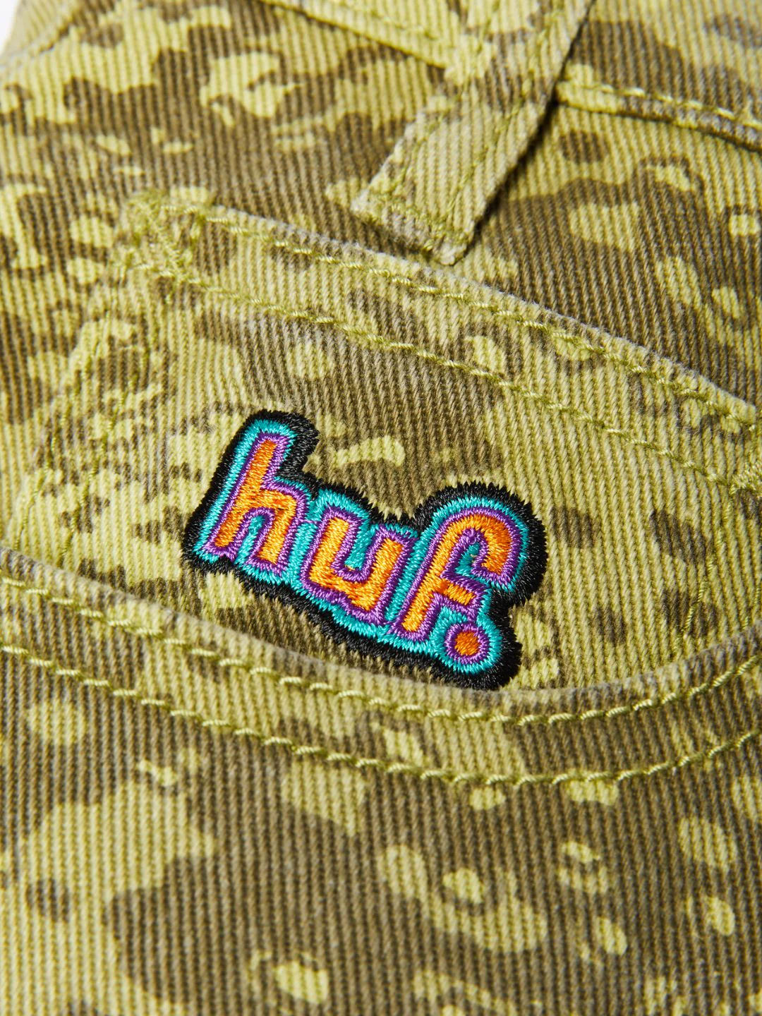 HUF Cromer Camo Pant Green - Image 3