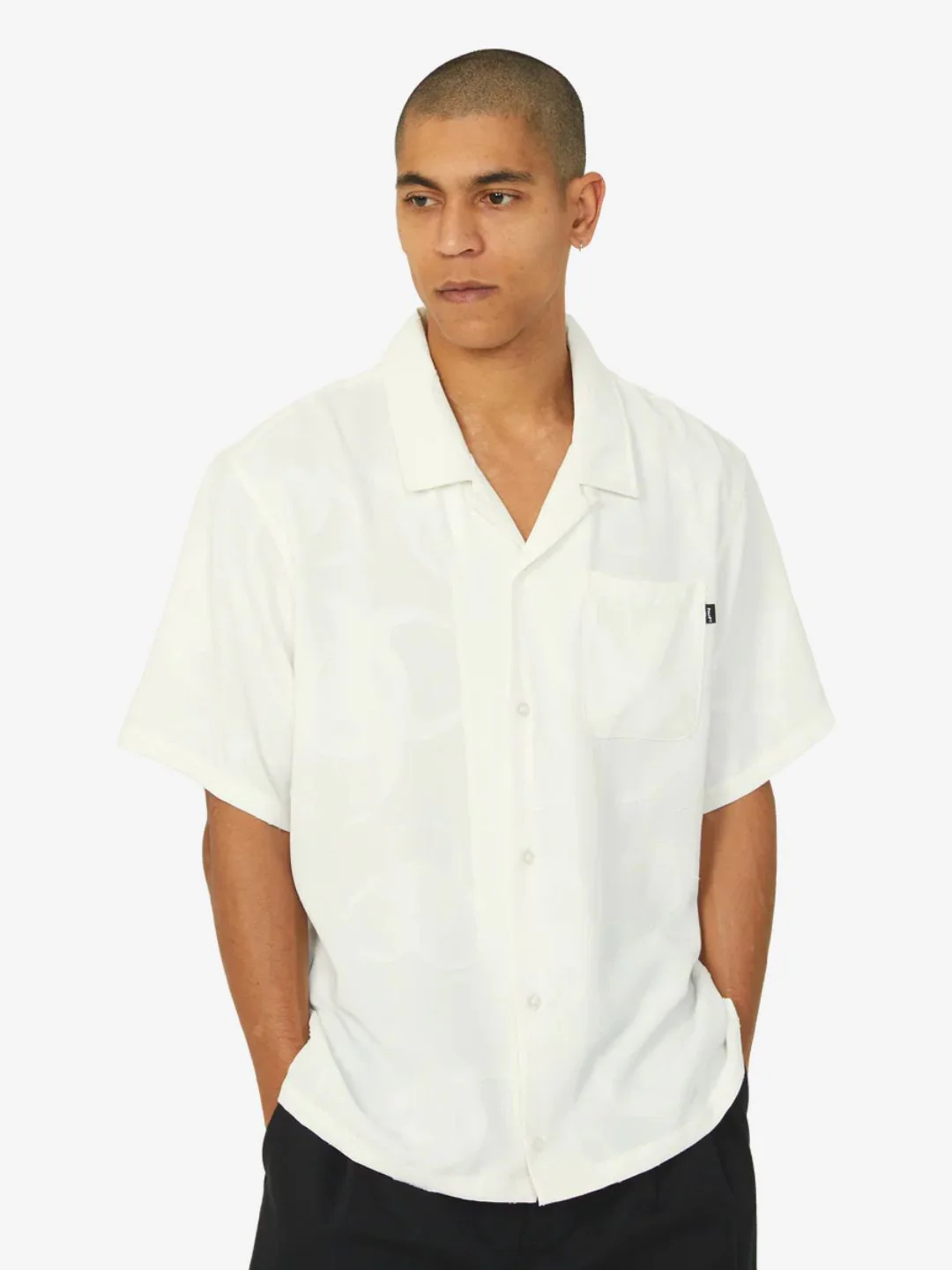 HUF Sector Jacquard Shirt Bleach - Image 7