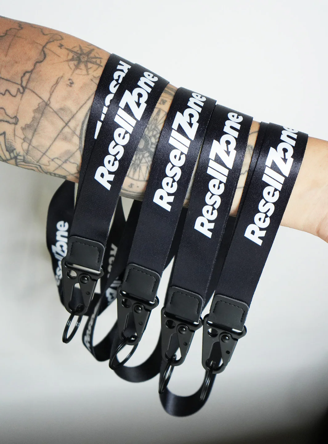 ResellZone Lanyard Keychain Black - Image 6