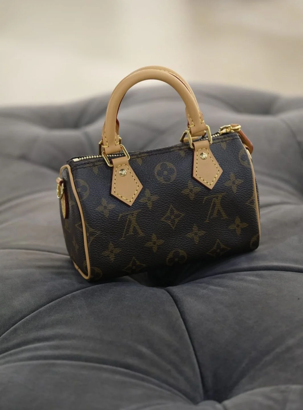 Louis Vuitton Nano Speedy Monogram Canvas Brown - Image 10
