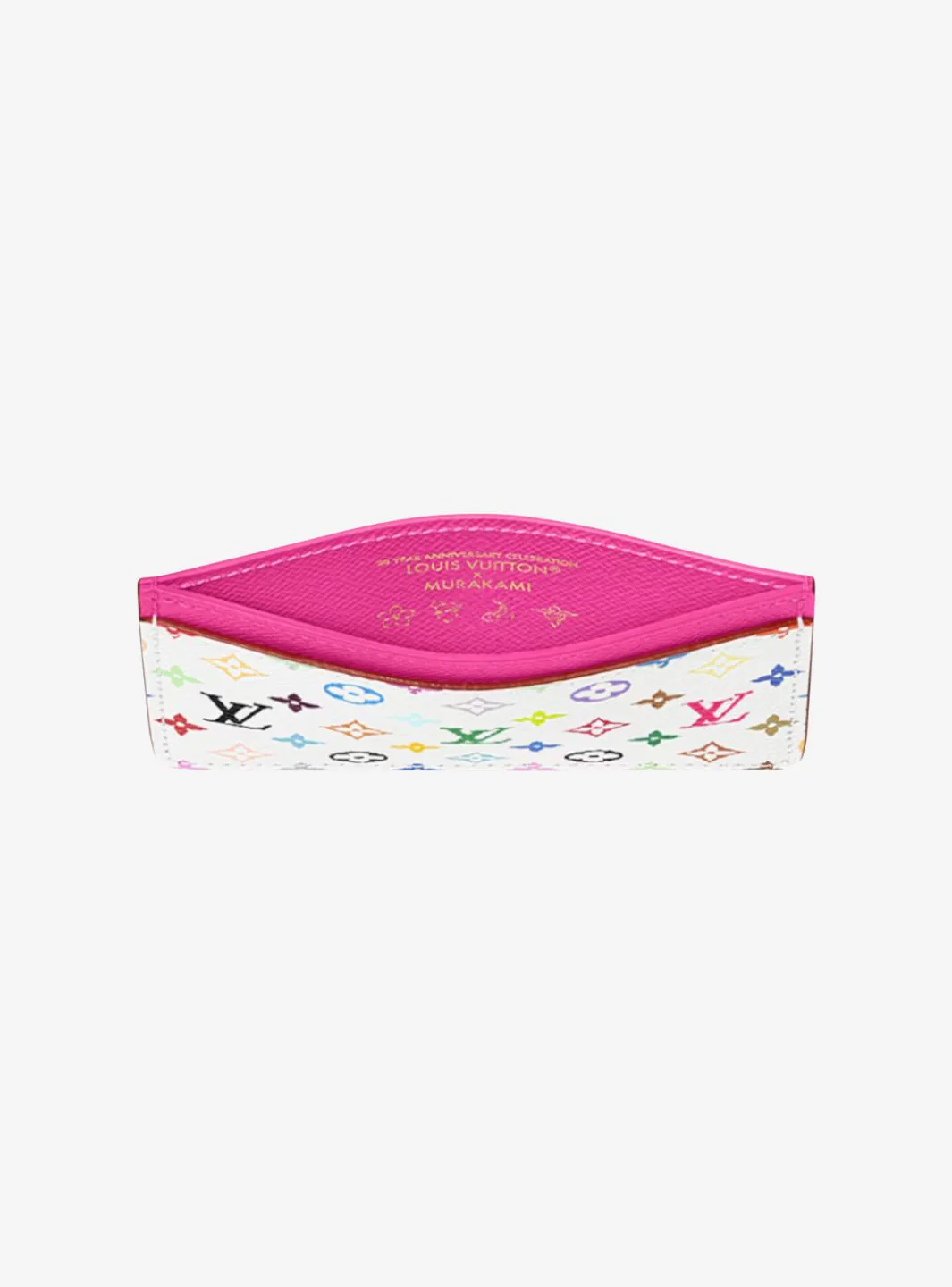 Louis Vuitton x Takashi Murakami Card Holder White Multicolored - Image 3