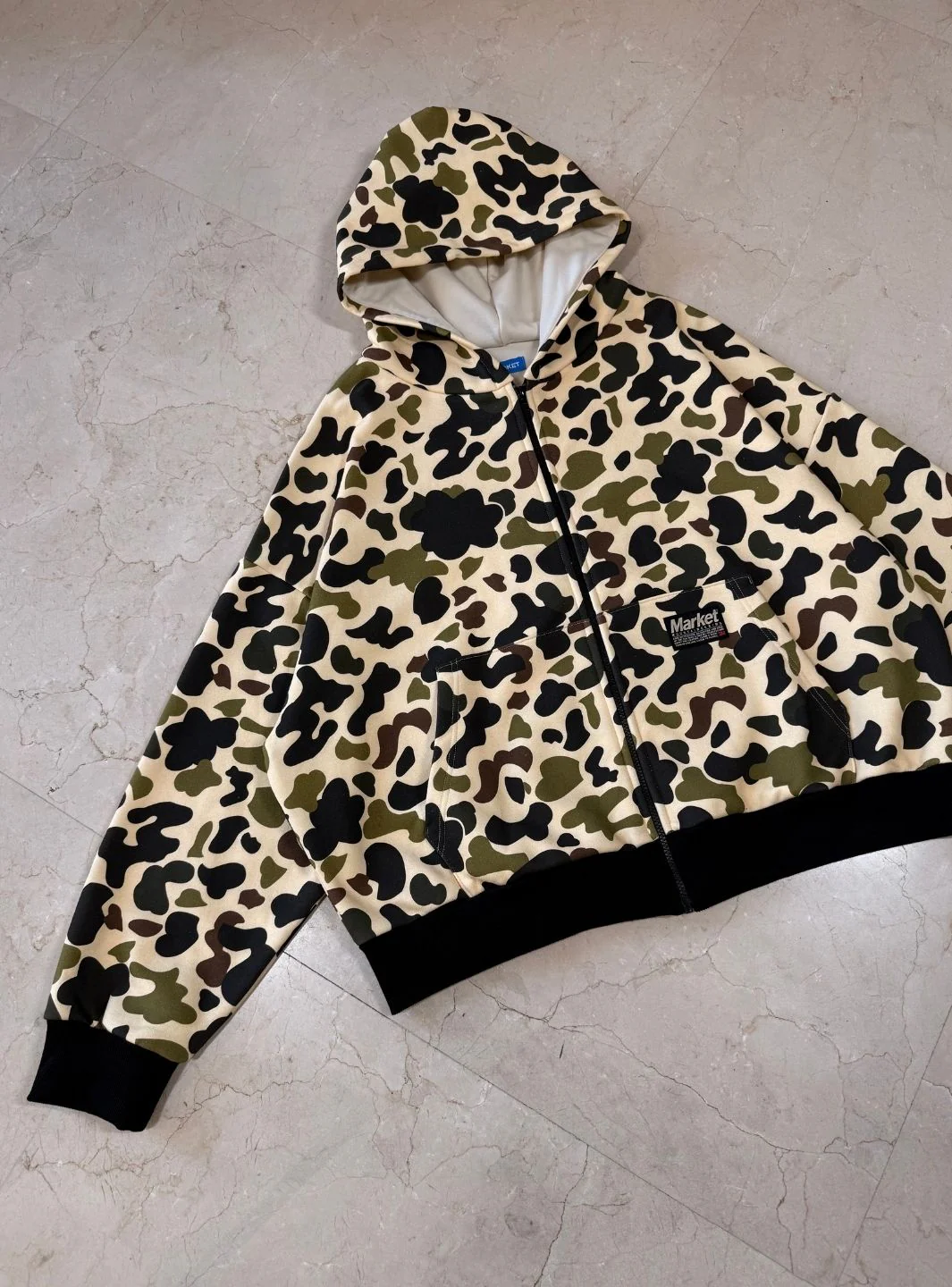 Market Studios Camo Zip Hoodie - Image 4