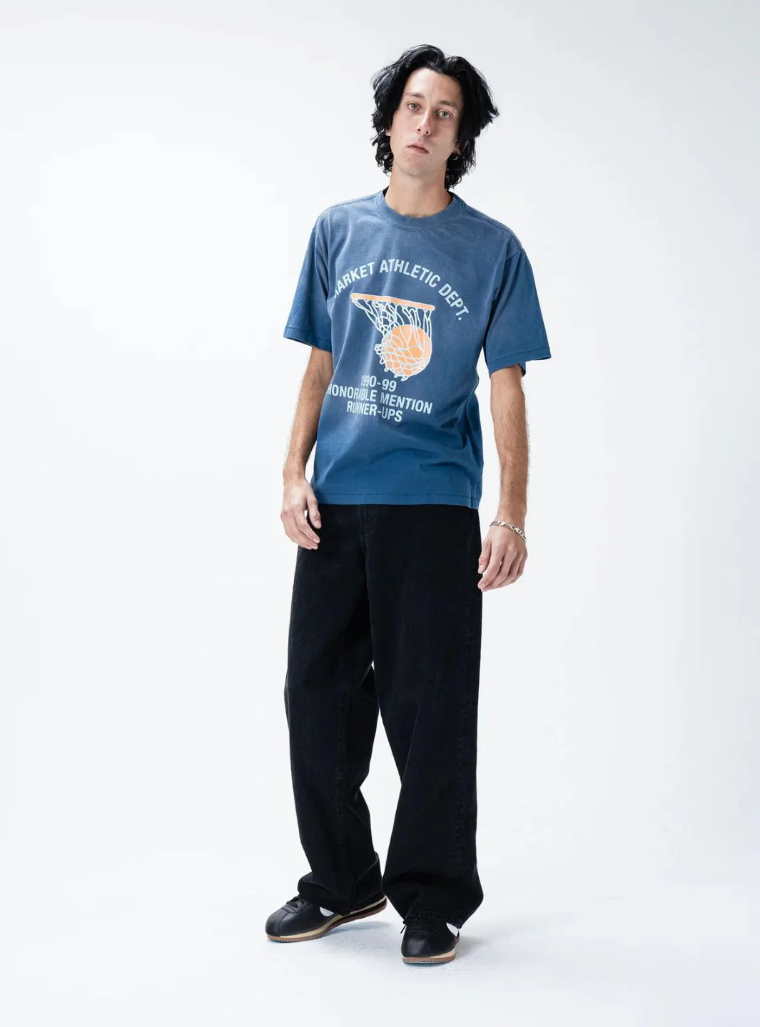 Market Studios Runner Up T-Shirt Egyptian Blue - Image 4