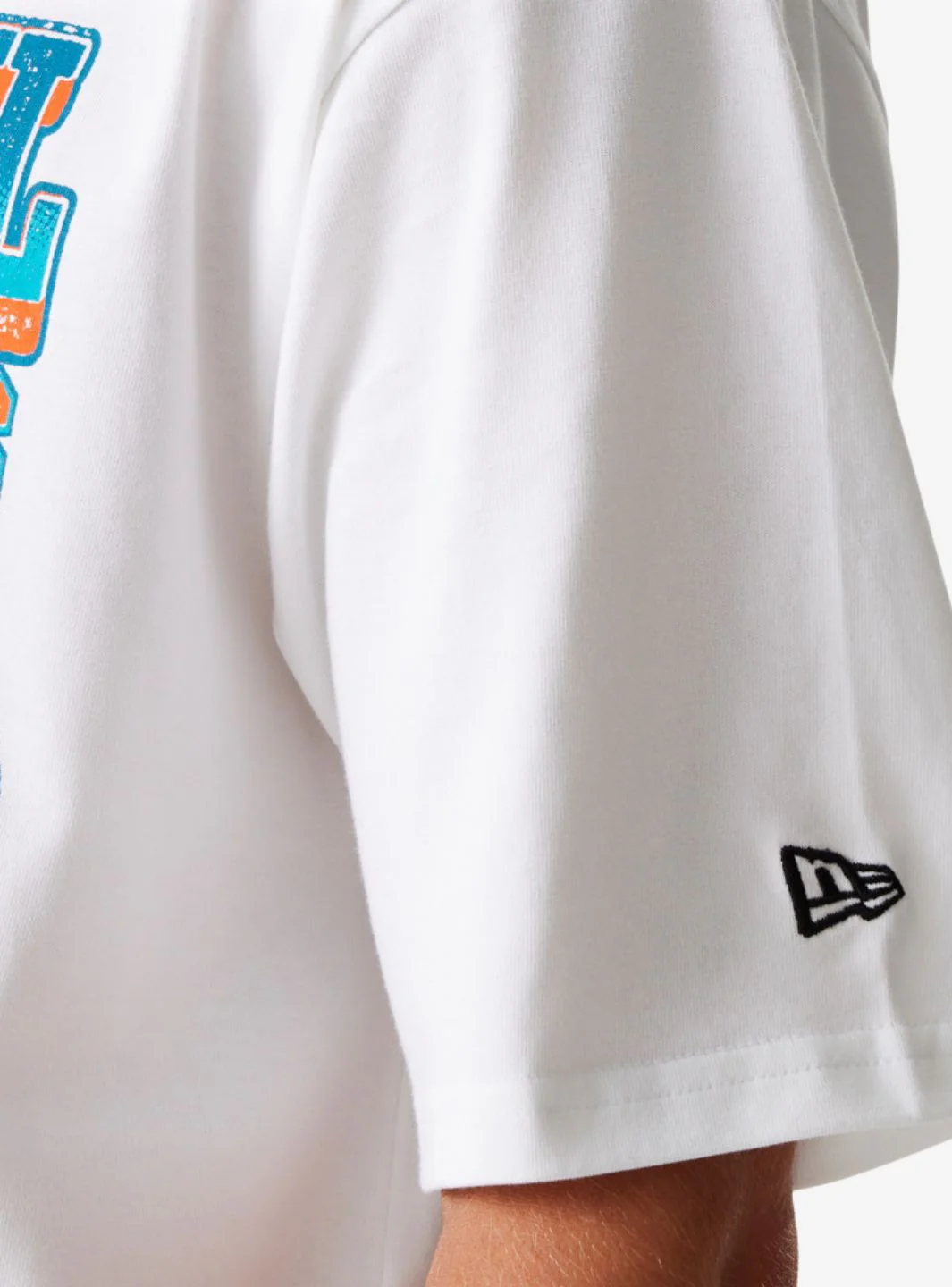 New Era Miami Dolphins NFL Super Bowl White Oversized T-Shirt - Image 3