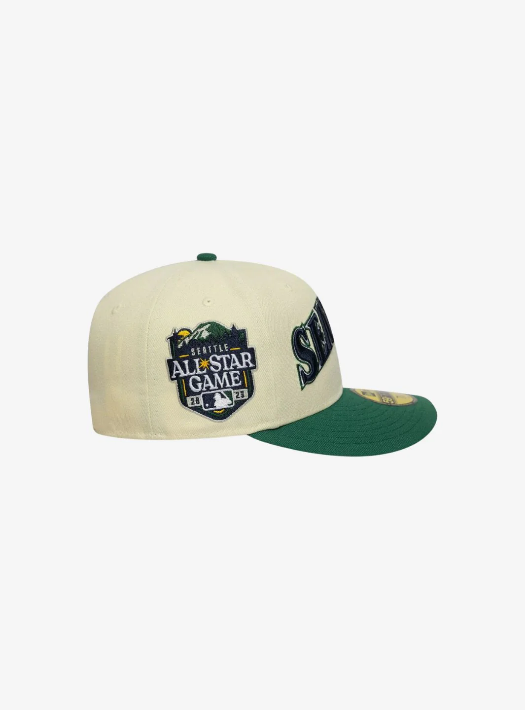 New Era Seattle Mariners MLB All Star Game 59FIFTY Fitted Cap Cream - Image 5