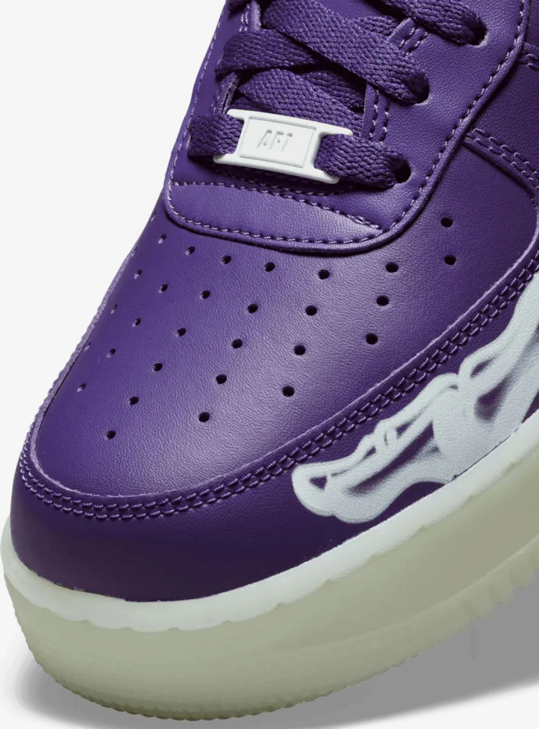 Nike Air Force 1 Low Purple Skeleton Halloween (2021) - Image 3