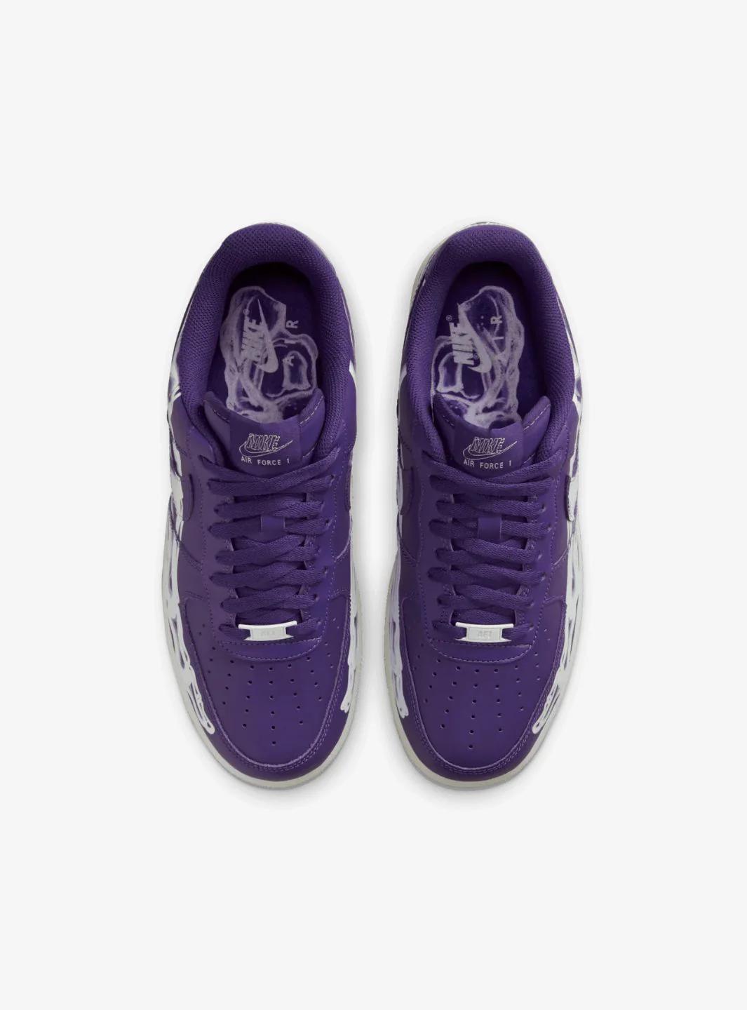 Nike Air Force 1 Low Purple Skeleton Halloween (2021) - Image 5