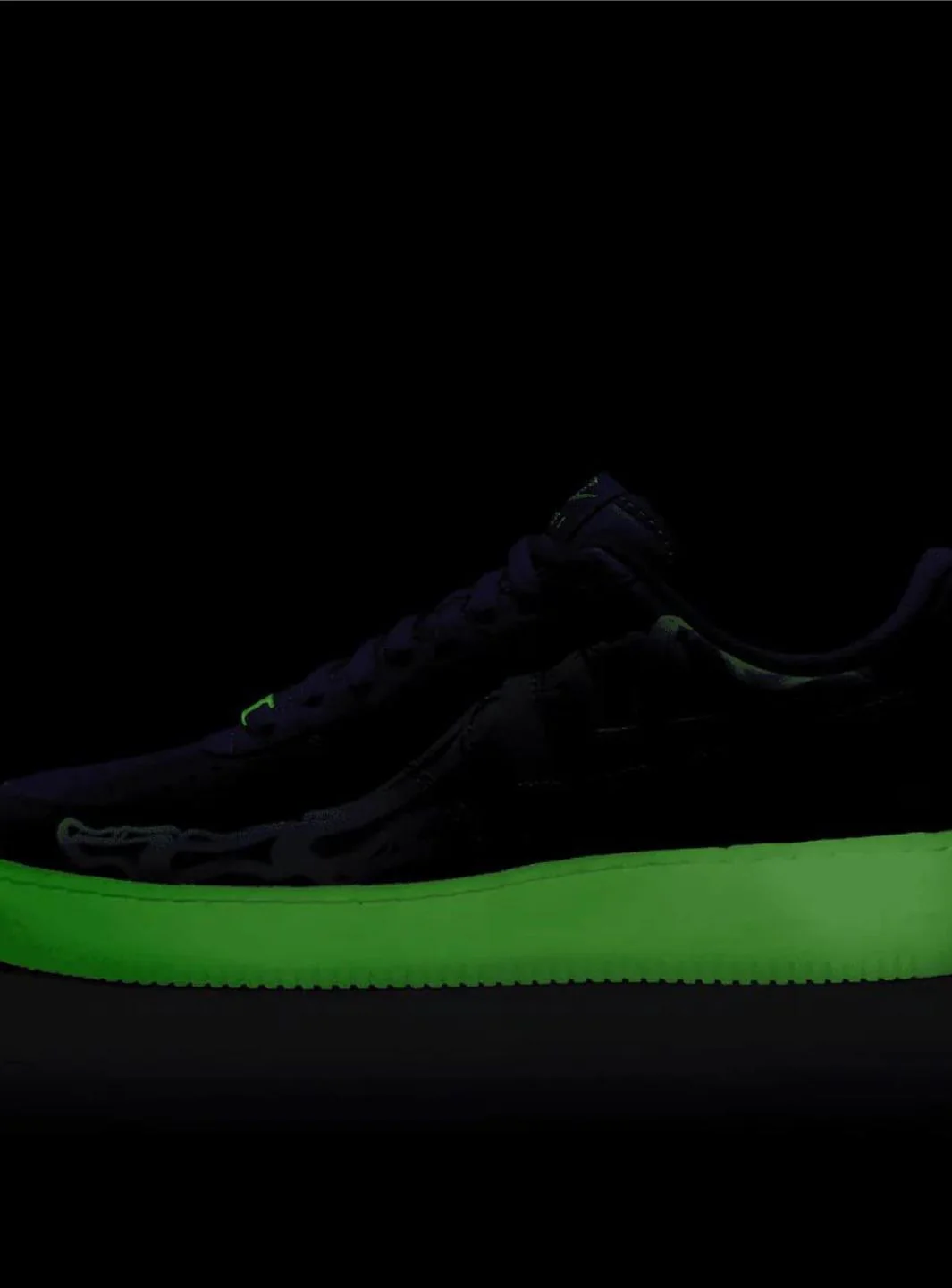 Nike Air Force 1 Low Purple Skeleton Halloween (2021) - Image 9