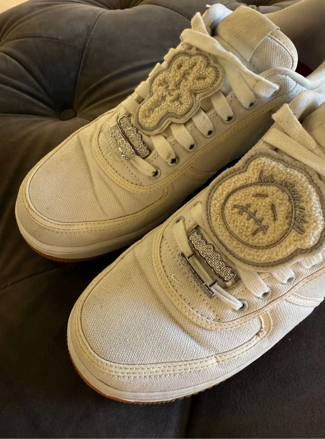 Nike Air Force 1 Low Travis Scott Sail - Usato 8.5/10 - Image 11