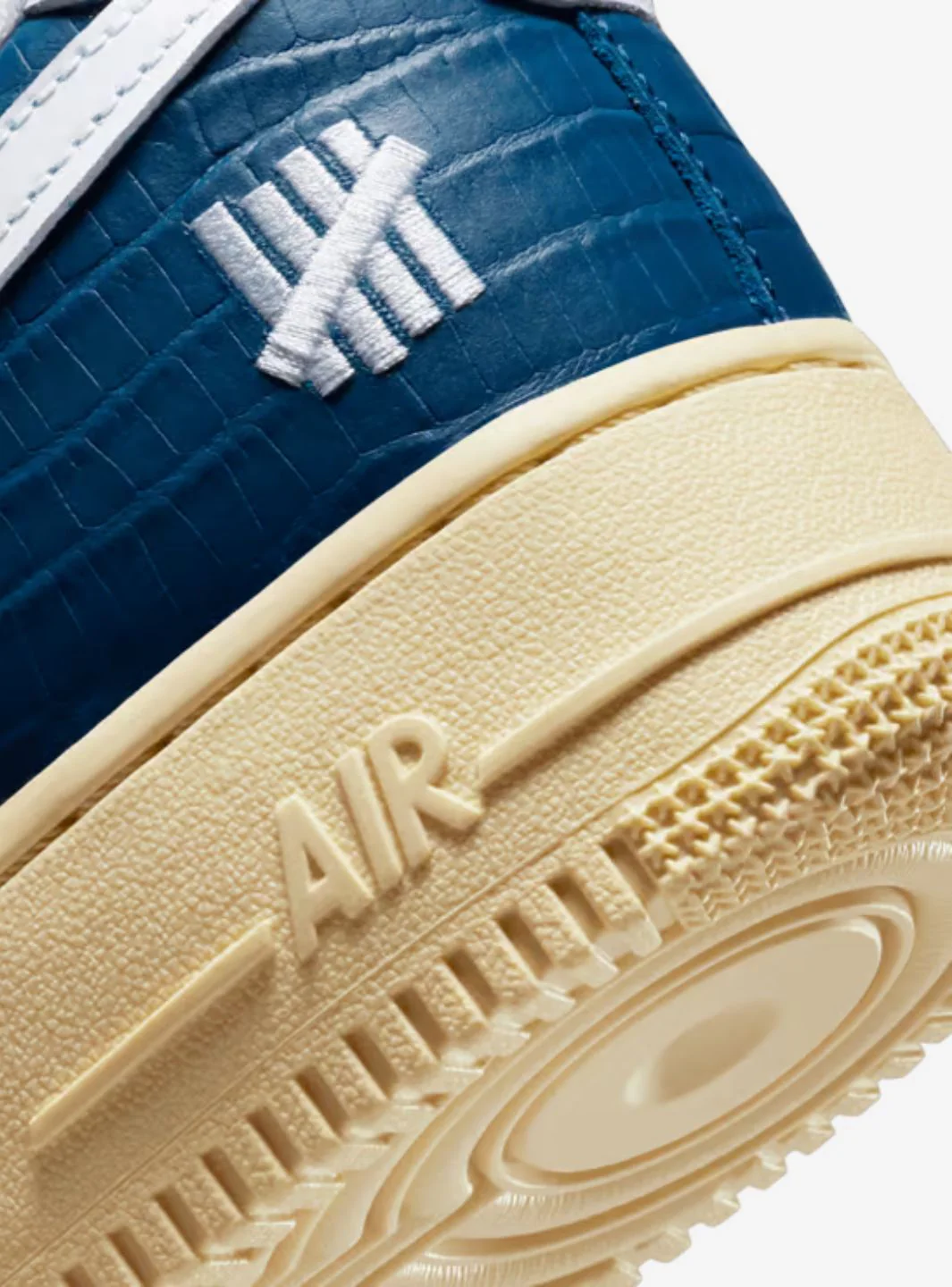 Nike Air Force 1 Low SP Undefeated 5 On It Blue Yellow Croc - Image 5