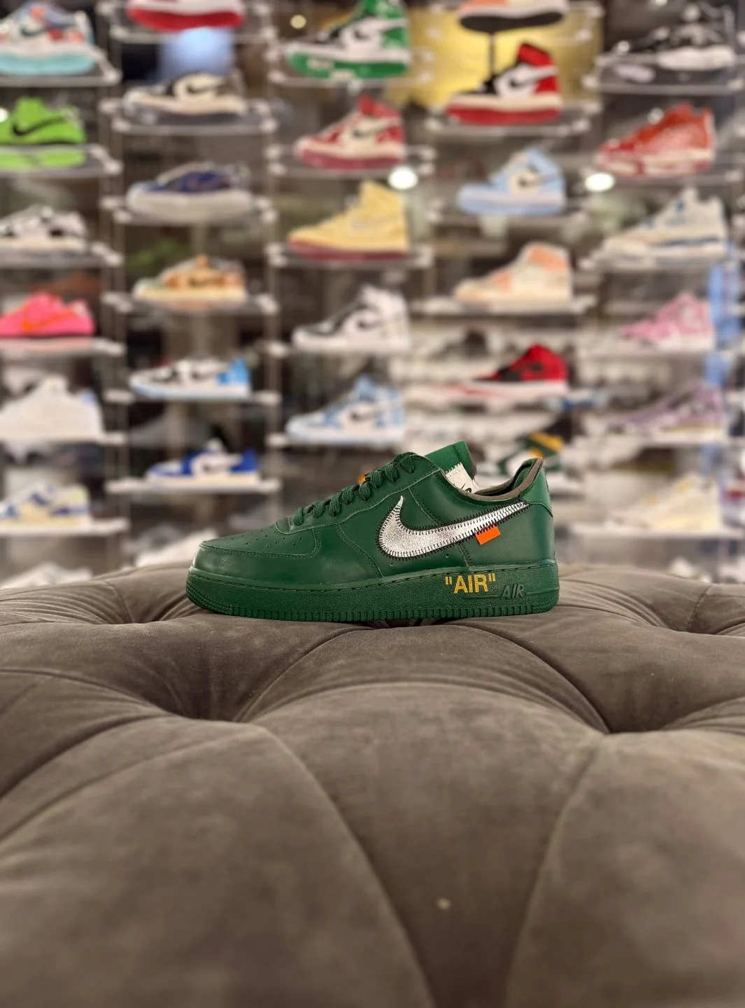 Nike Air Force 1 Low Virgil Abloh Archives Codes Pine Green - Usato 9.9/10