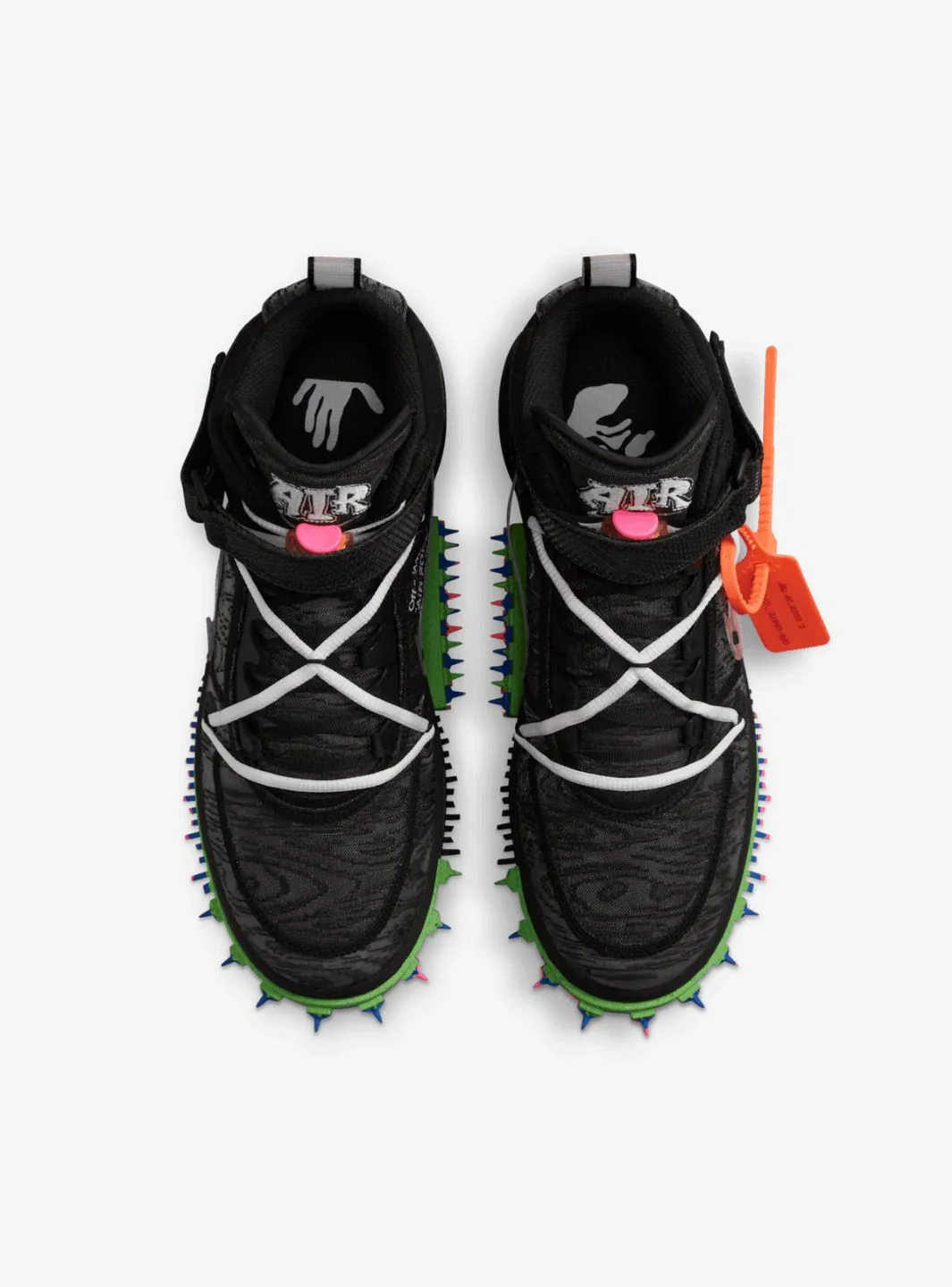 Nike Air Force 1 Mid Off-White Black - Image 5