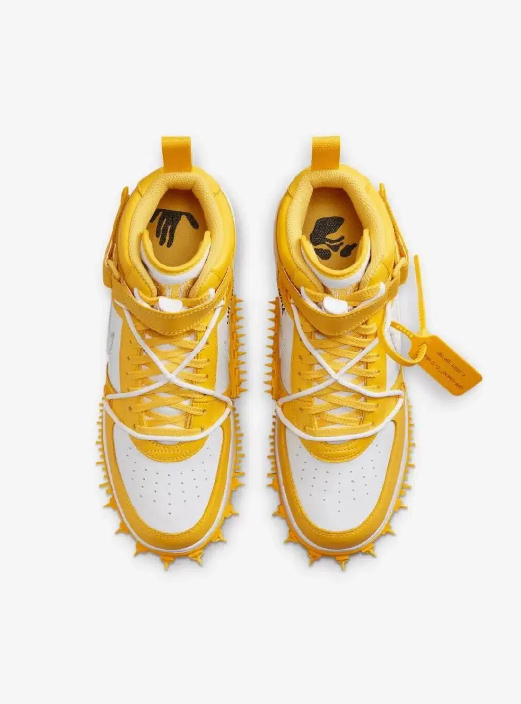 Nike Air Force 1 Mid SP Off-White Varsity Maize - Image 5