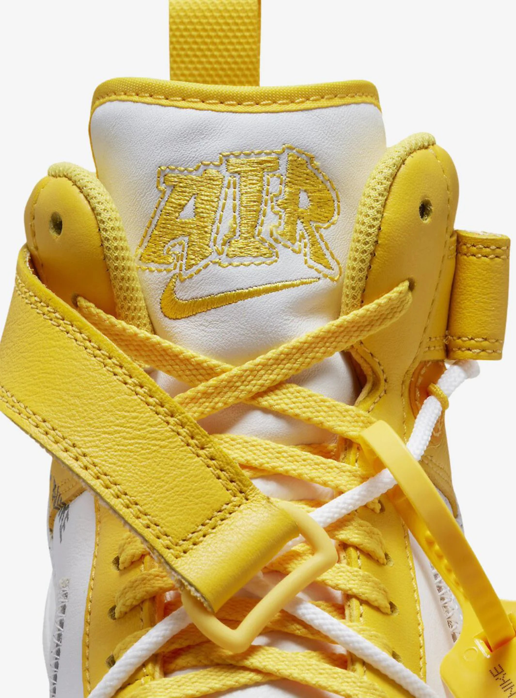 Nike Air Force 1 Mid SP Off-White Varsity Maize - Image 9