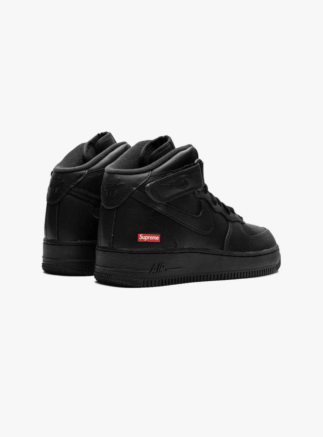Nike Air Force 1 Mid Supreme Black - Image 3