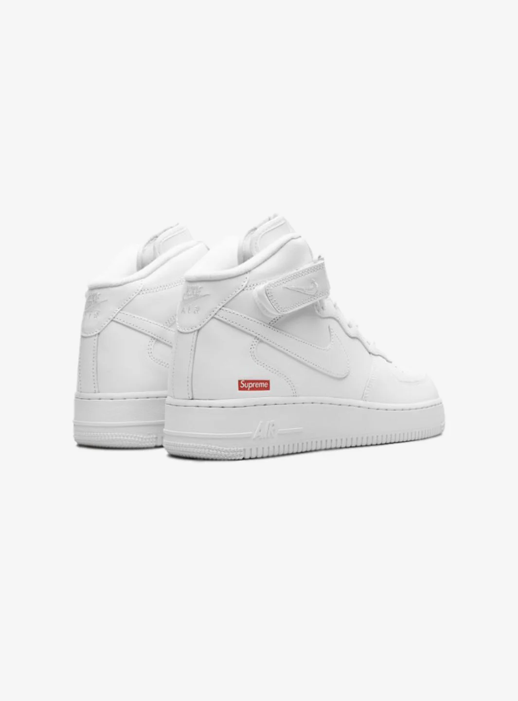 Nike Air Force 1 Mid Supreme White - Image 3