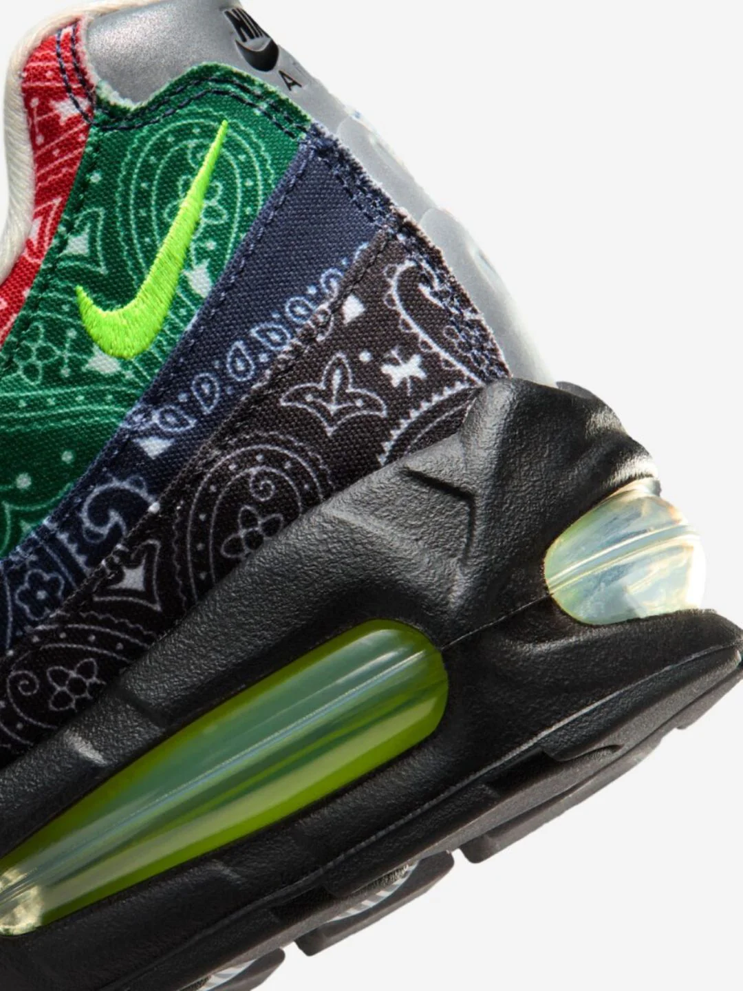 Nike Air Max 95 OG Big Bubble Neon Paisley Bandana - Image 5