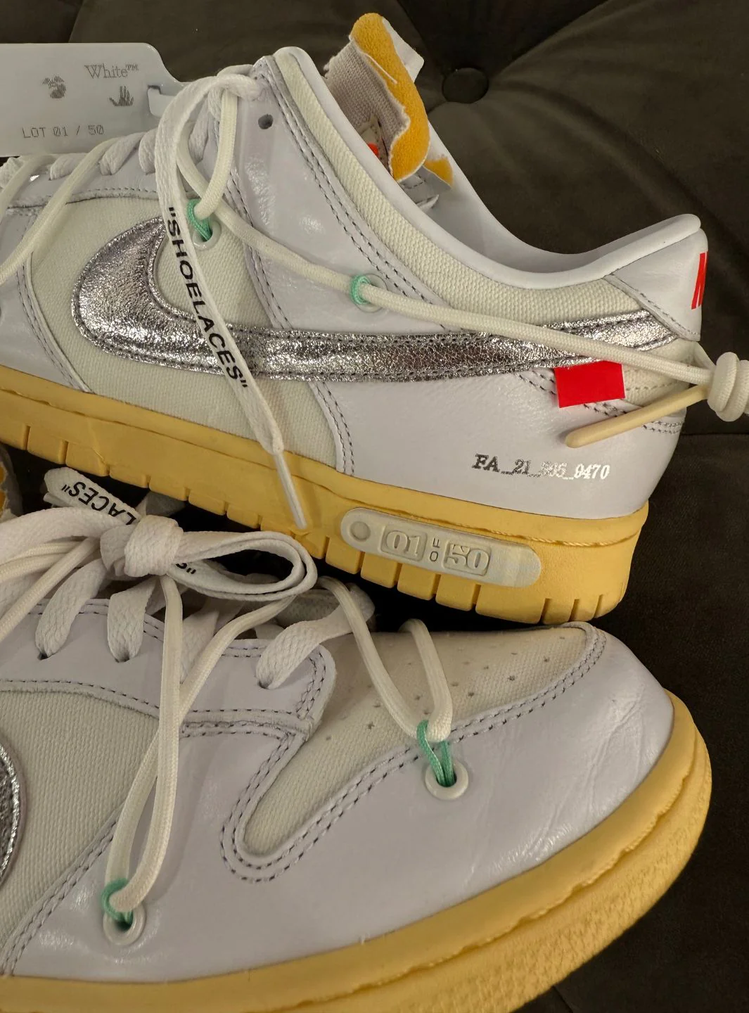 Nike Dunk Low Off-White Lot 1 - Usato 9/10 - Image 11