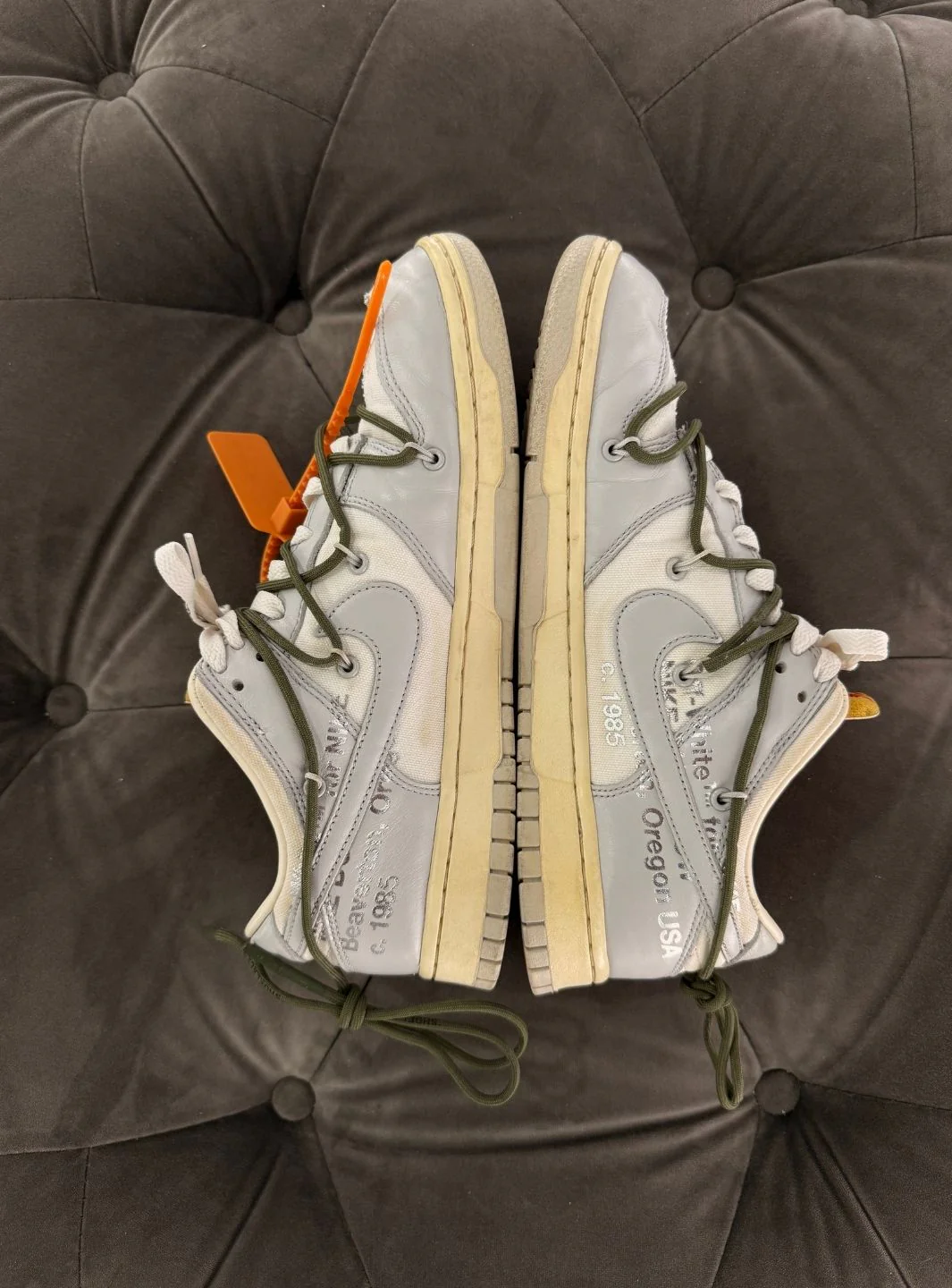 Nike Dunk Low Off-White Lot 22 - Usato 8.5/10 - Image 5