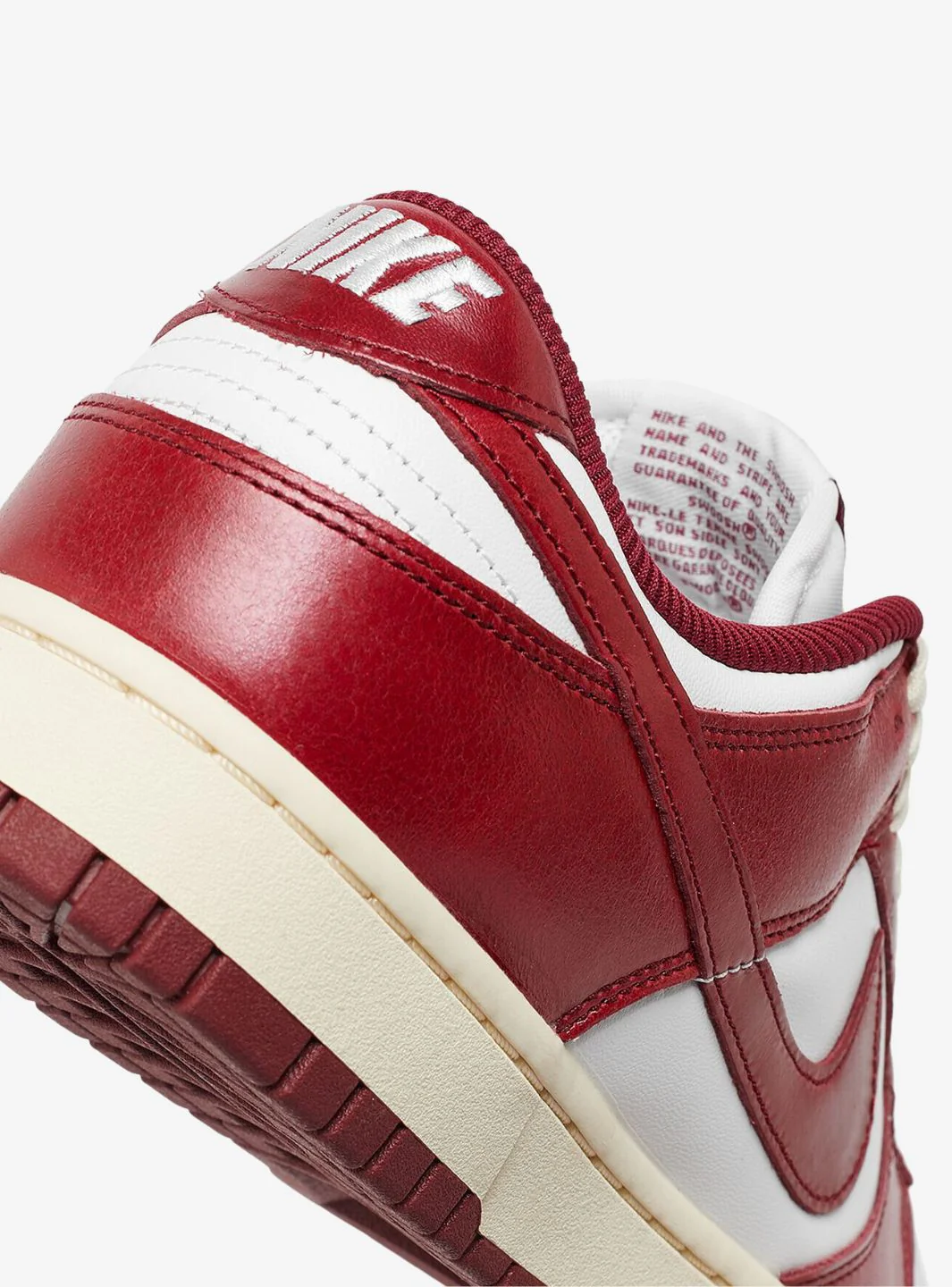 Nike Dunk Low PRM Vintage Team Red (W) - Image 4