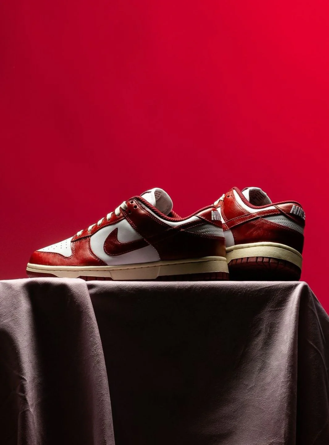 Nike Dunk Low PRM Vintage Team Red (W) - Image 5