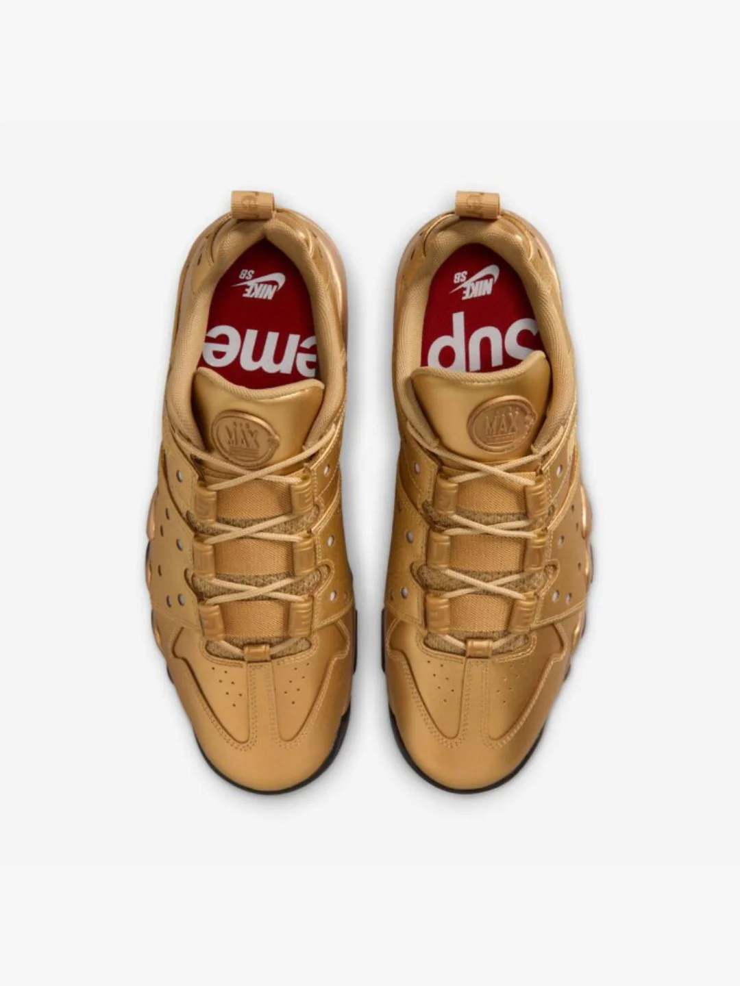 Nike SB Air Max 2 CB '94 Low Supreme Metallic Gold - Image 4