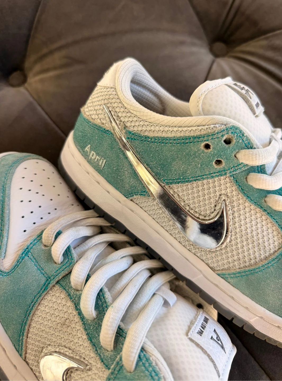 Nike SB Dunk Low April Skateboards - Usato 9/10 - Image 3