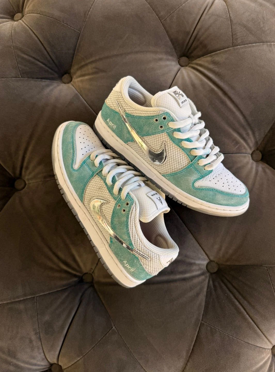 Nike SB Dunk Low April Skateboards - Usato 9/10 - Image 6