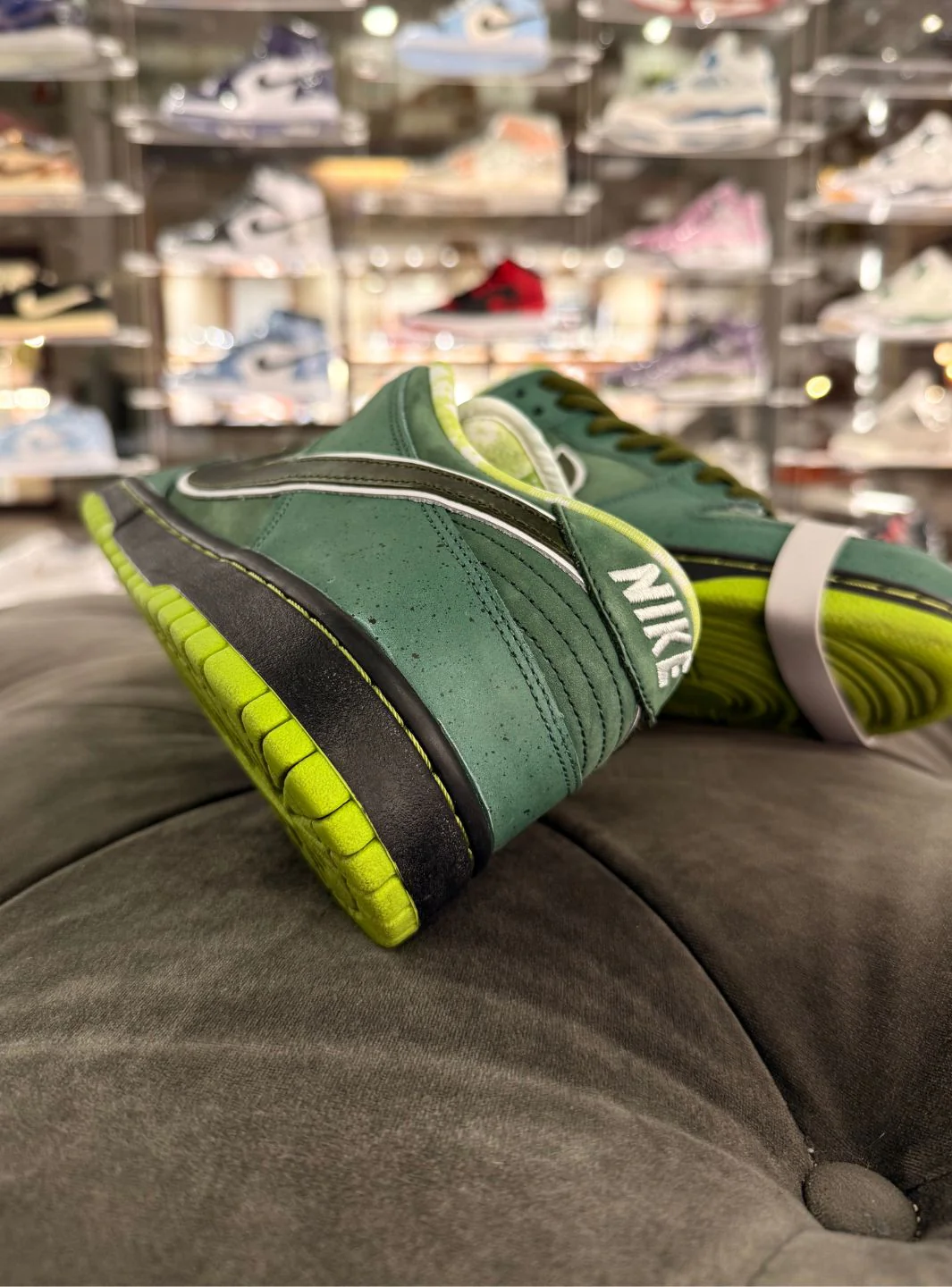 Nike SB Dunk Low Concepts Green Lobster (Special Box) - Usato 9/10 - Image 10