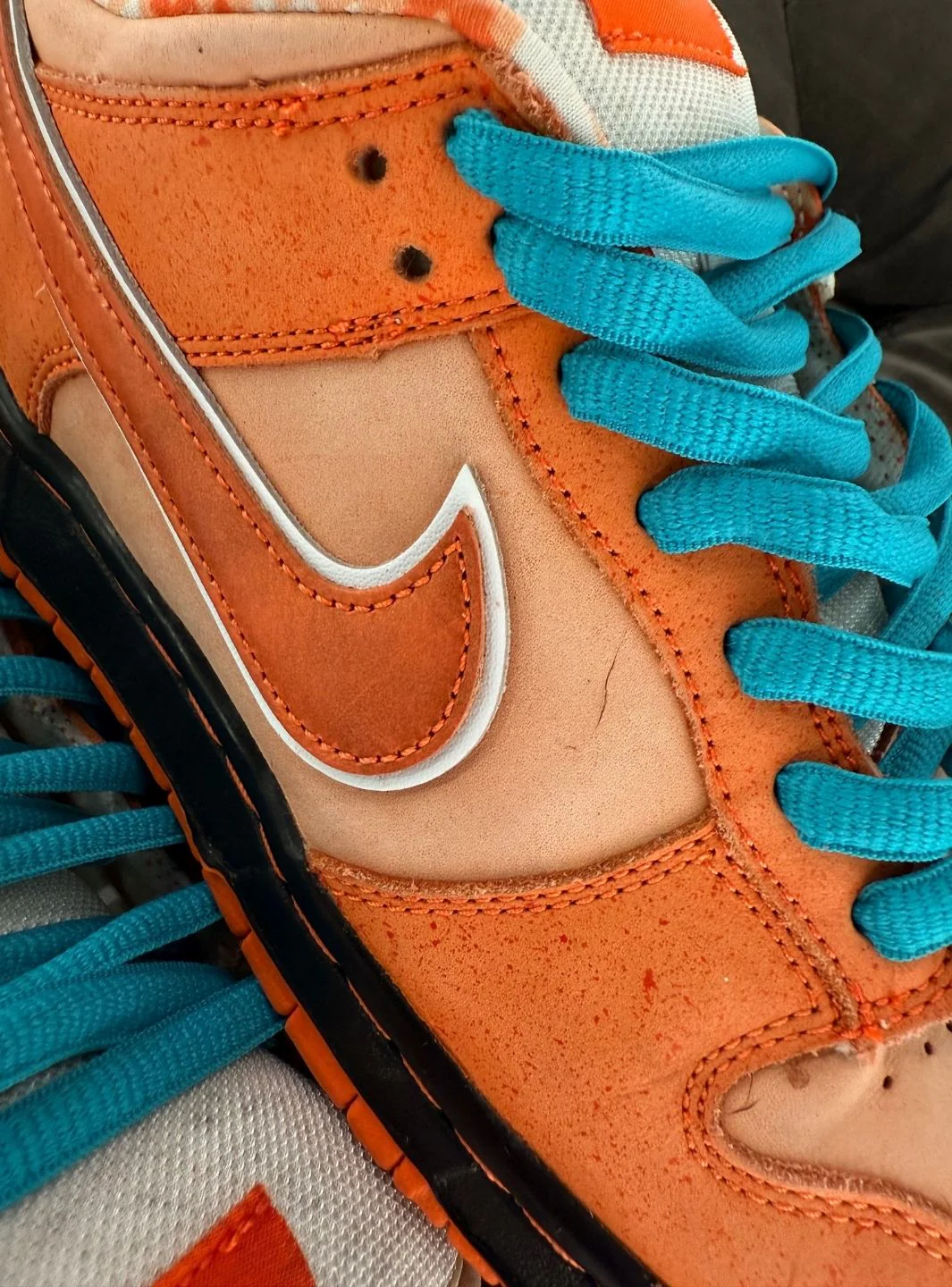Nike SB Dunk Low Concepts Orange Lobster - Usato 8/10 - Image 14