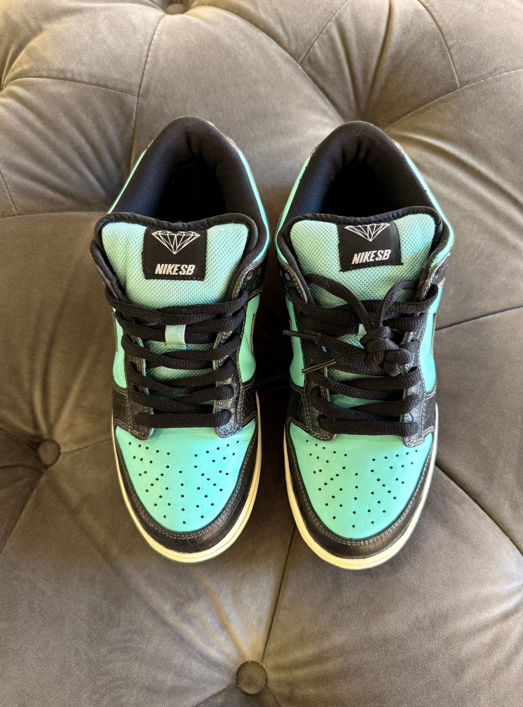 Nike SB Dunk Low Diamond Supply Co. - Usato 8.5/10 - Image 5