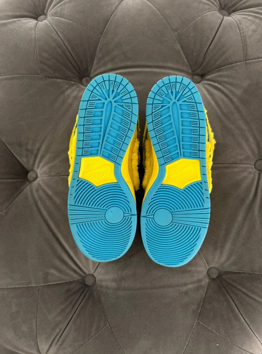 Nike SB Dunk Low Grateful Dead Bears Opti Yellow - Usato 9/10 - Image 7