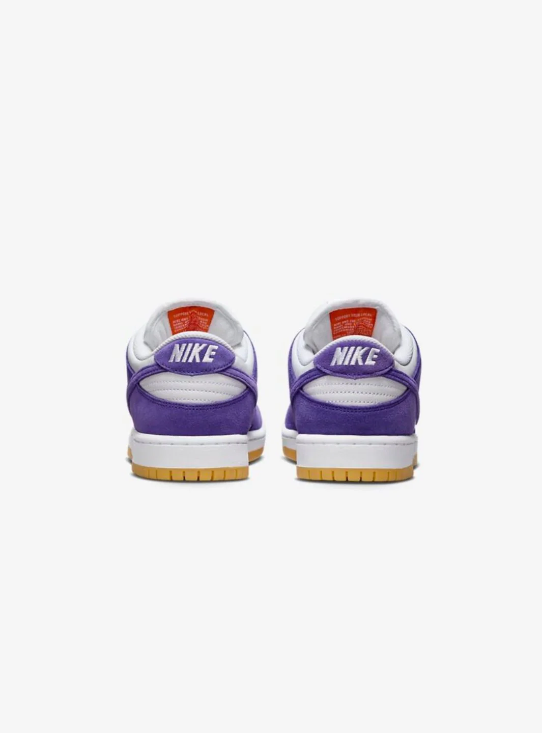 Nike SB Dunk Low Pro ISO Orange Label Court Purple - Image 3