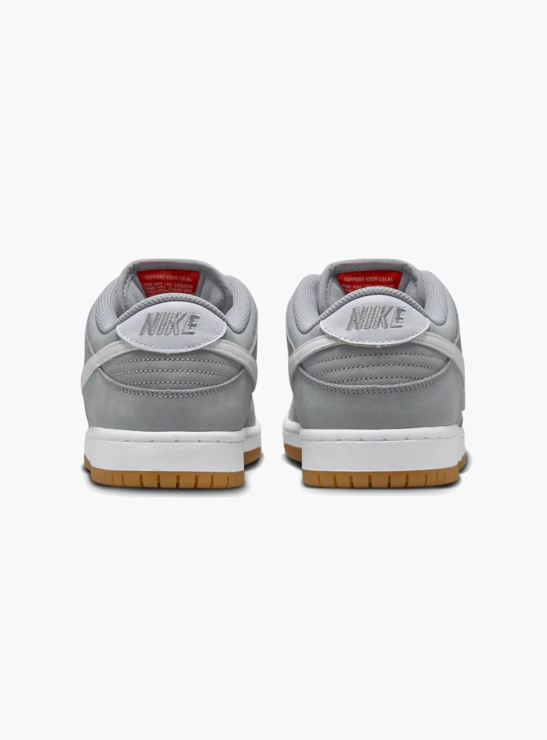 Nike SB Dunk Low Pro ISO Orange Label Wolf Grey Gum - Image 3