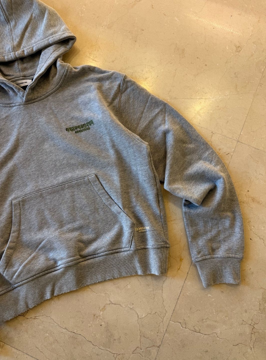 Numeri Archivio Hooded Sweatshirt Grey Melange Camo - Image 5